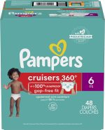 Diapers Size 3, 168 Count - Pampers Pull On Cruisers 360° Fit Disposable Baby Diapers with Stretchy Waistband, (Packaging & Prints May Vary)